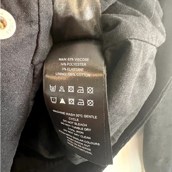 Alexa Chung | Women's Velvety Snap Button Collared Jacket Black Size UK 6 US 0 - Picture 5 of 8